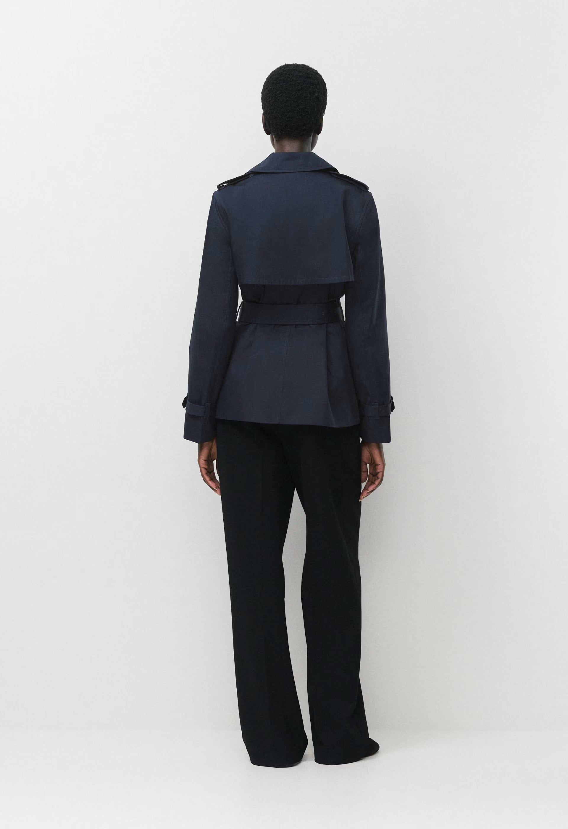 The Finch Short Trench Coat - City Twill - ADMIRAL
