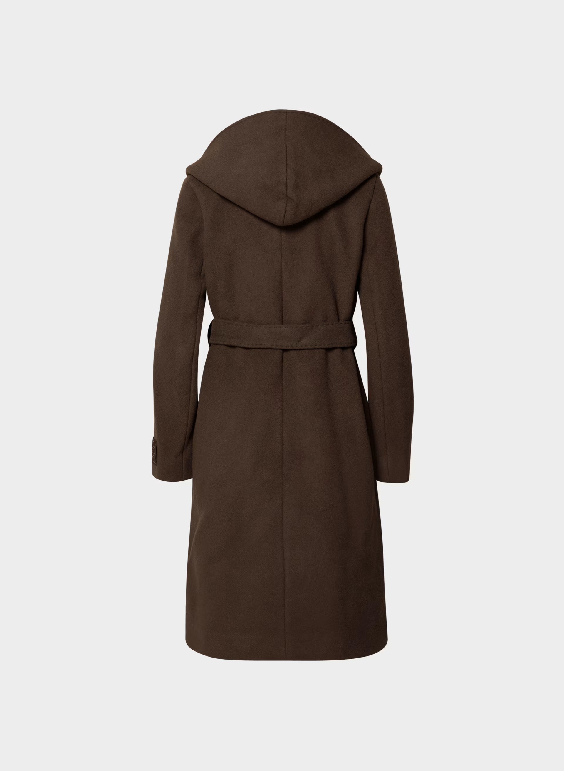 The Emilie Coat - Soft Wool Cashmere - BURNT CEDAR