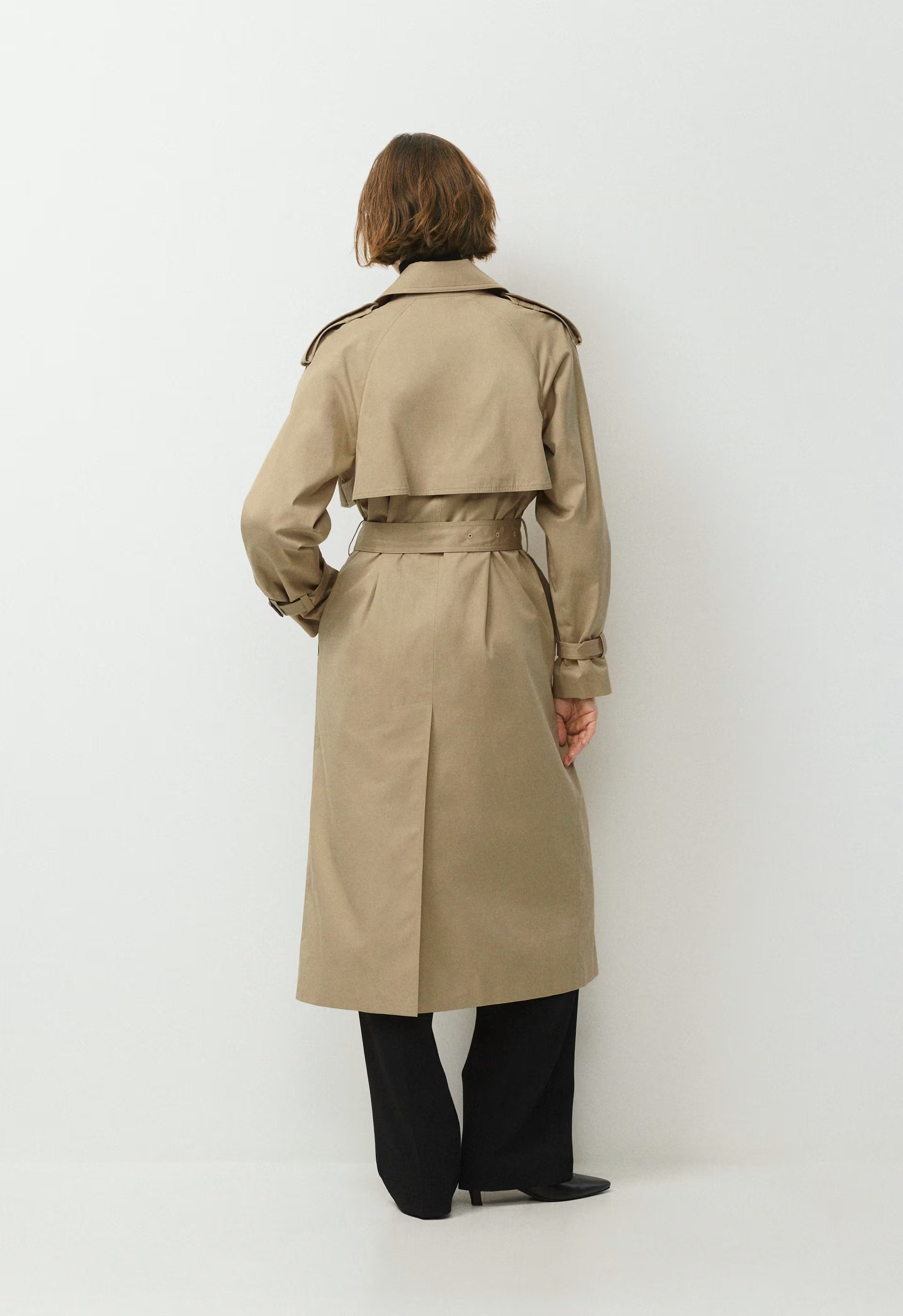 The Hemlock Trench Coat - City Twill - WICKER TAN