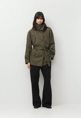 The Nightingale Trench Coat - City Twill - ATLAS OLIVE