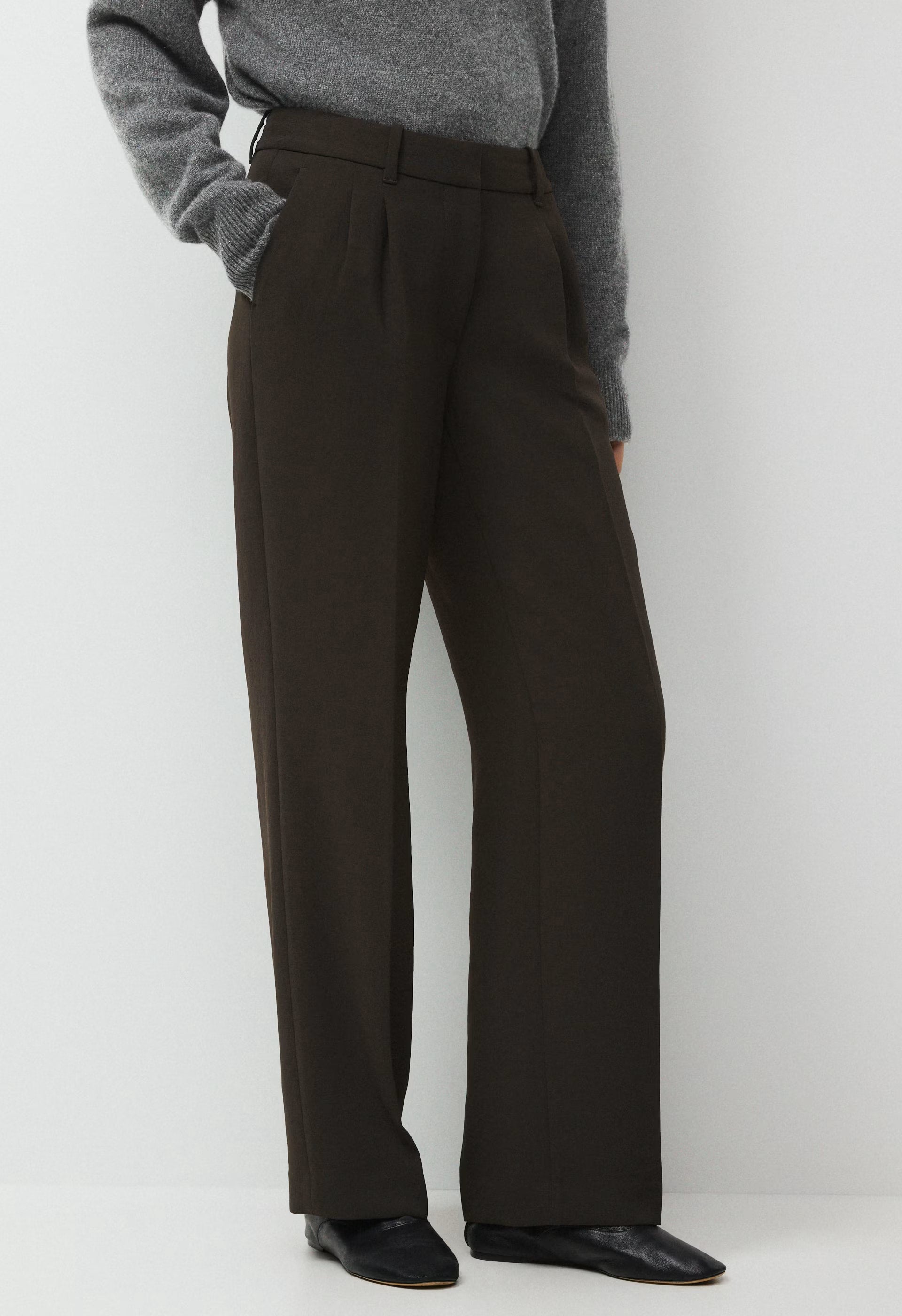 The Effortless Pant™ Lo-Rise - Crepette™ - CACAO NIB BROWN