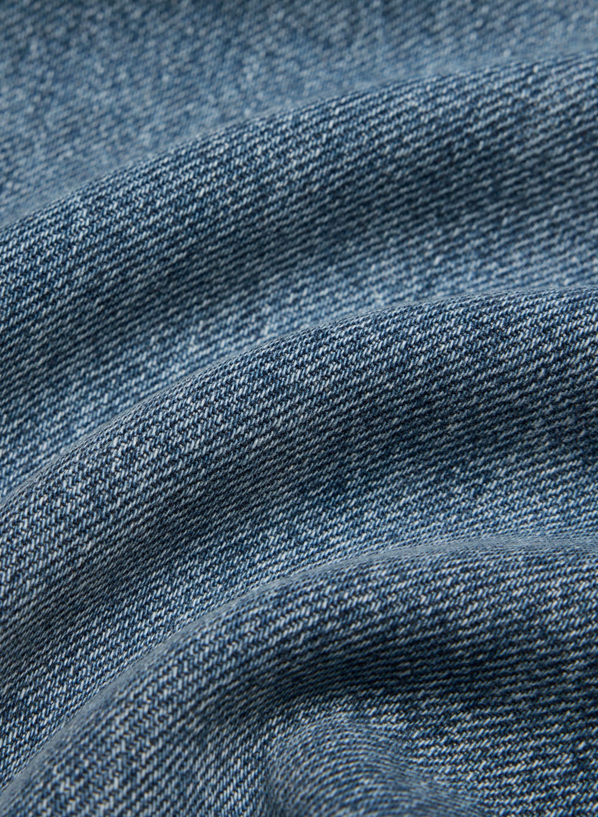 Denim Forum The Farrah Hi-Rise Wide Jean - 5 YRS KISS N TELL BLEU