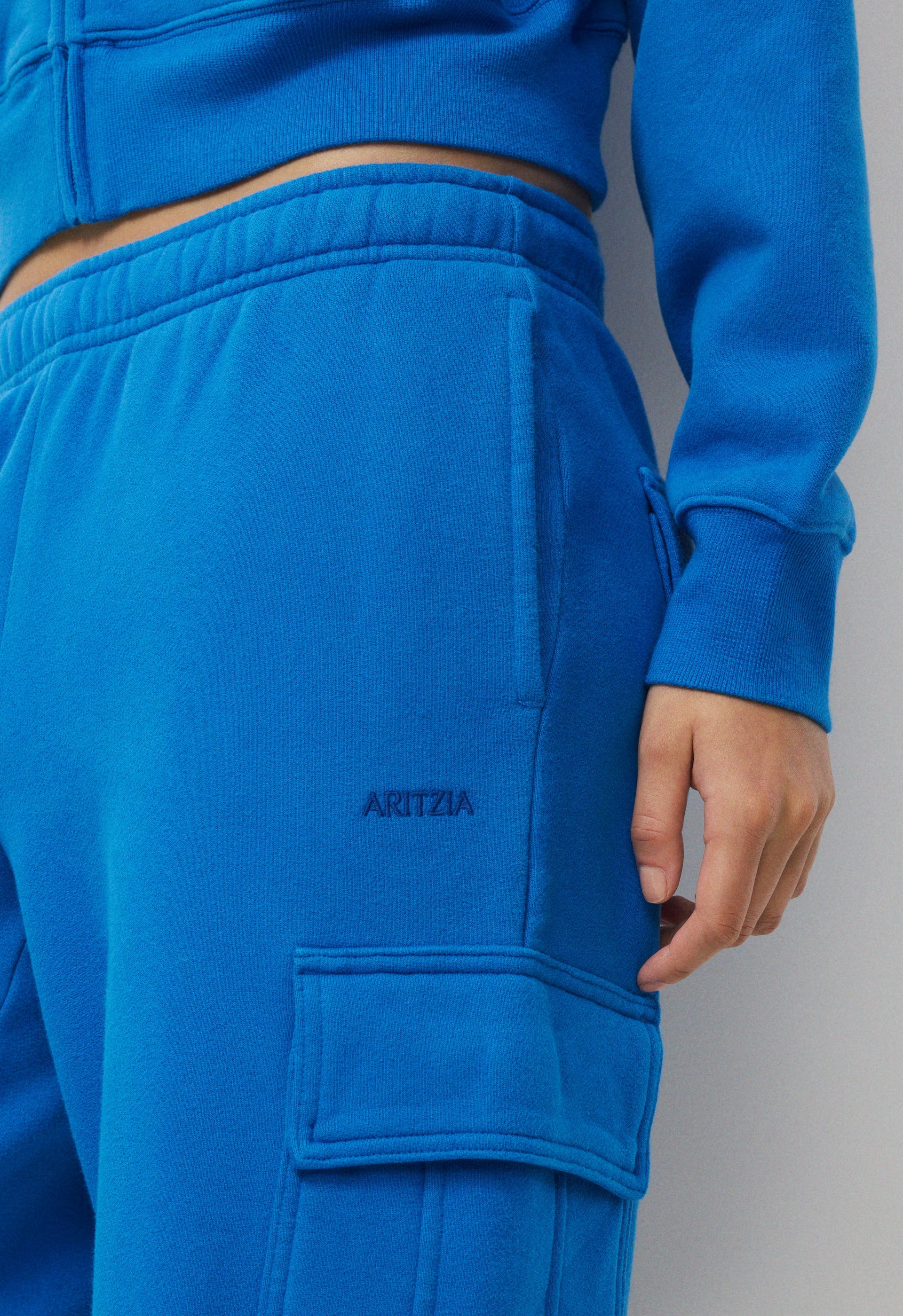 Cozy Sweatfleece Mega Cargo™ Sweatpant - LAZULI BLUE