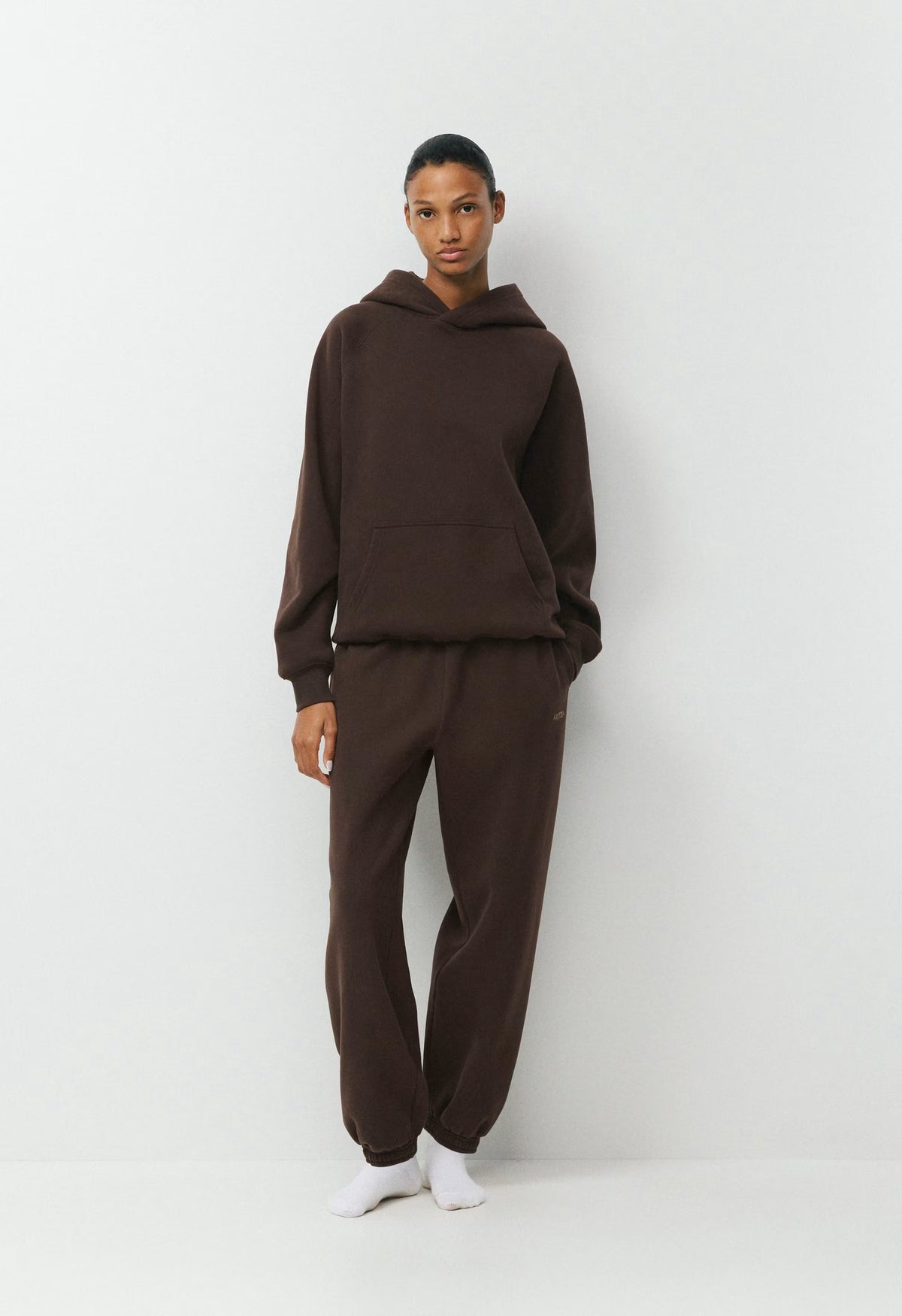 Cozy Sweatfleece Mega Jogger - RICH MOCHA BROWN