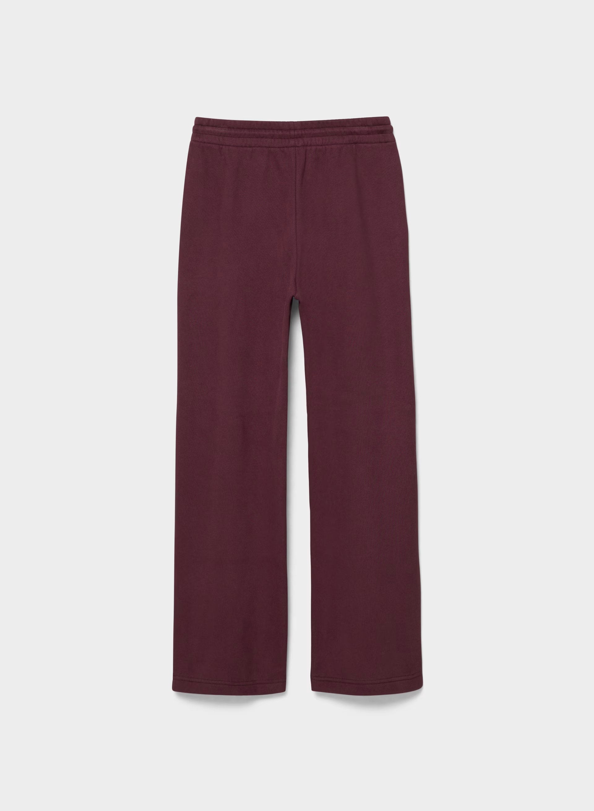 Cozy Sweatfleece Boyfriend Wide Sweatpant - GALA PLUM