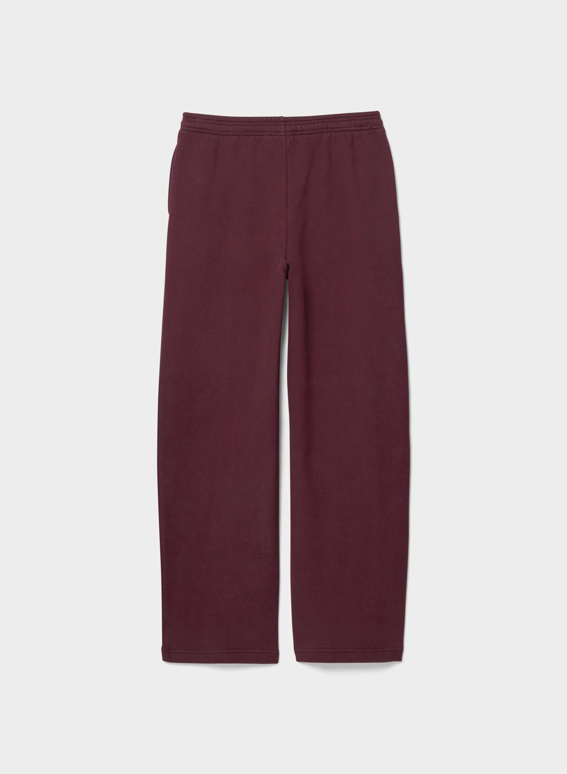 Cozy Sweatfleece Boyfriend Barrel Sweatpant - GALA PLUM