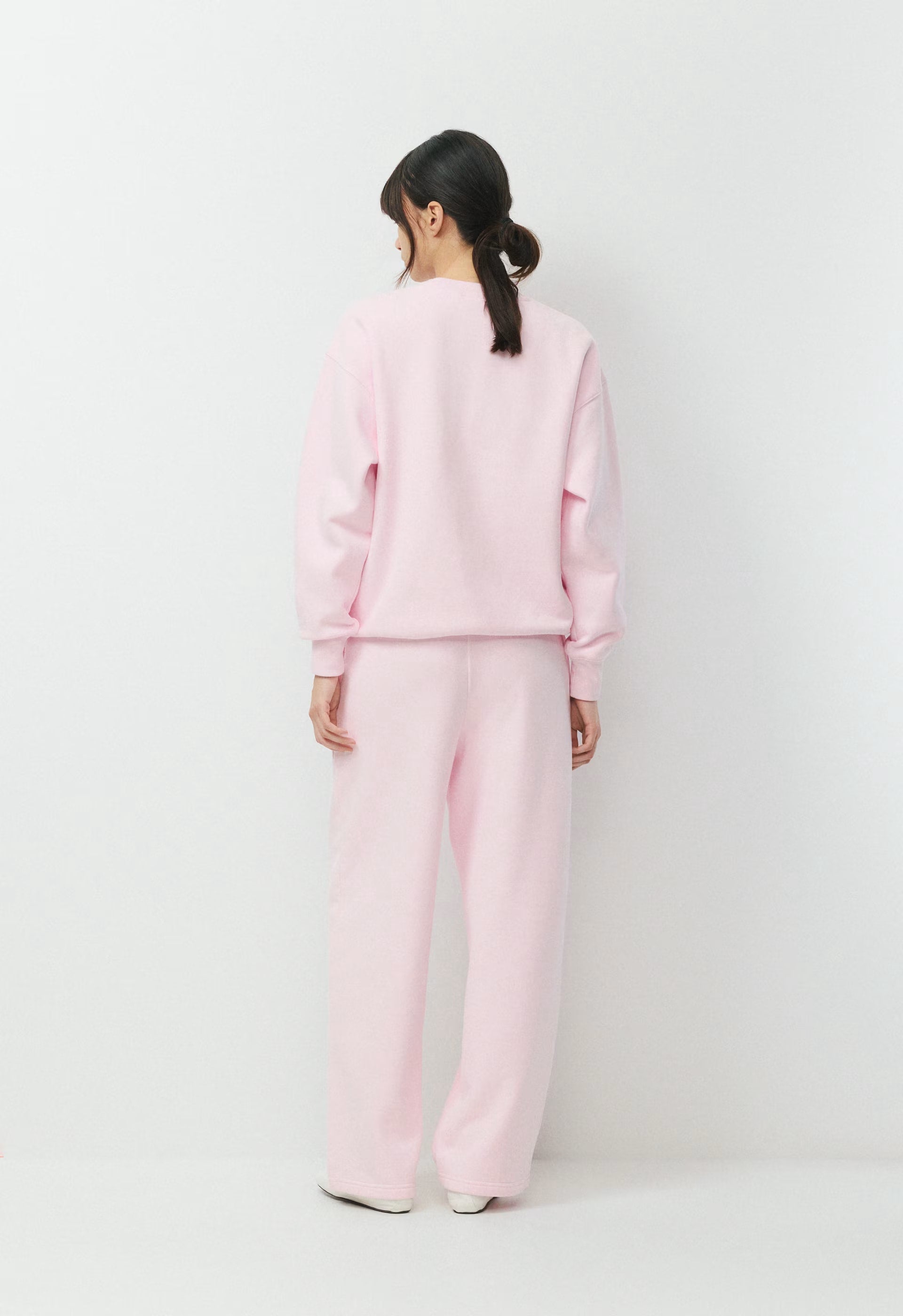 Cozy Sweatfleece Boyfriend Barrel Sweatpant - MAGNOLIA
