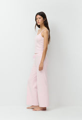 HomeStretch™ Rib Kickback Pant - MAGNOLIA