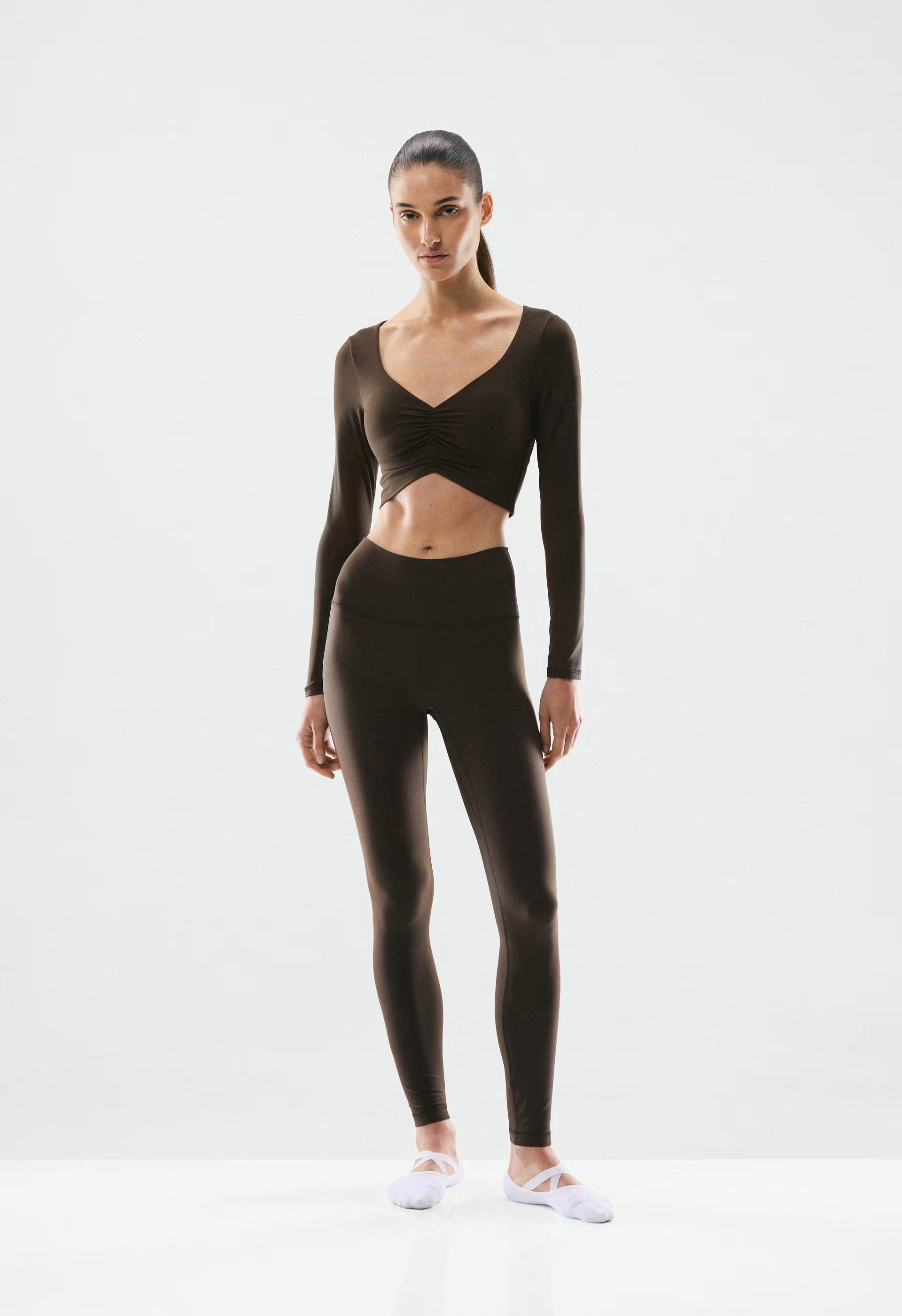 BUTTER Cheeky Infinite Hi-Rise 26" Legging - CACAO NIB BROWN