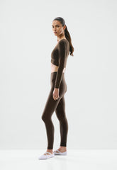 BUTTER Cheeky Infinite Hi-Rise 26" Legging - CACAO NIB BROWN