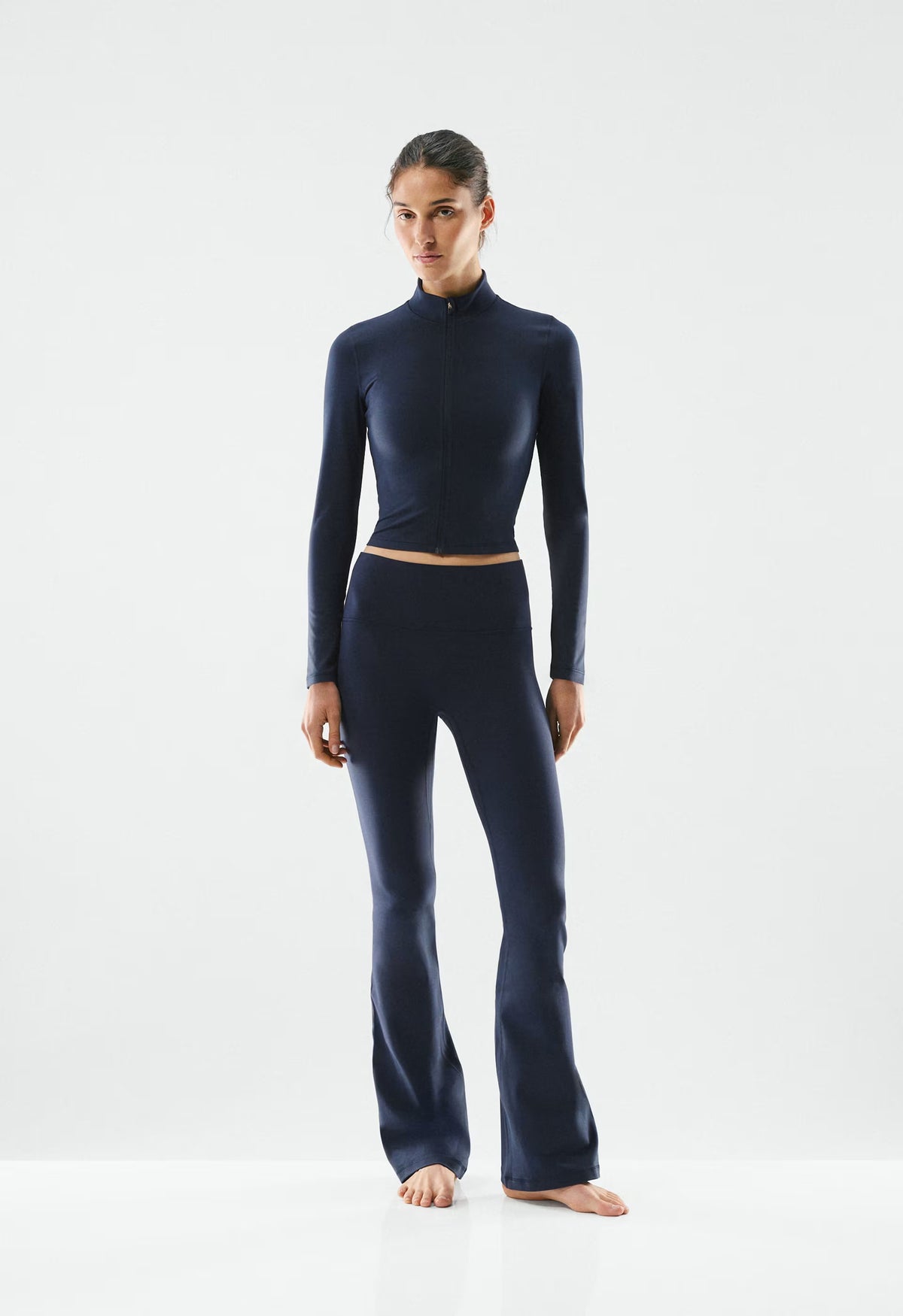 BUTTER Cheeky Infinite Hi Flare 32" Legging - ADMIRAL