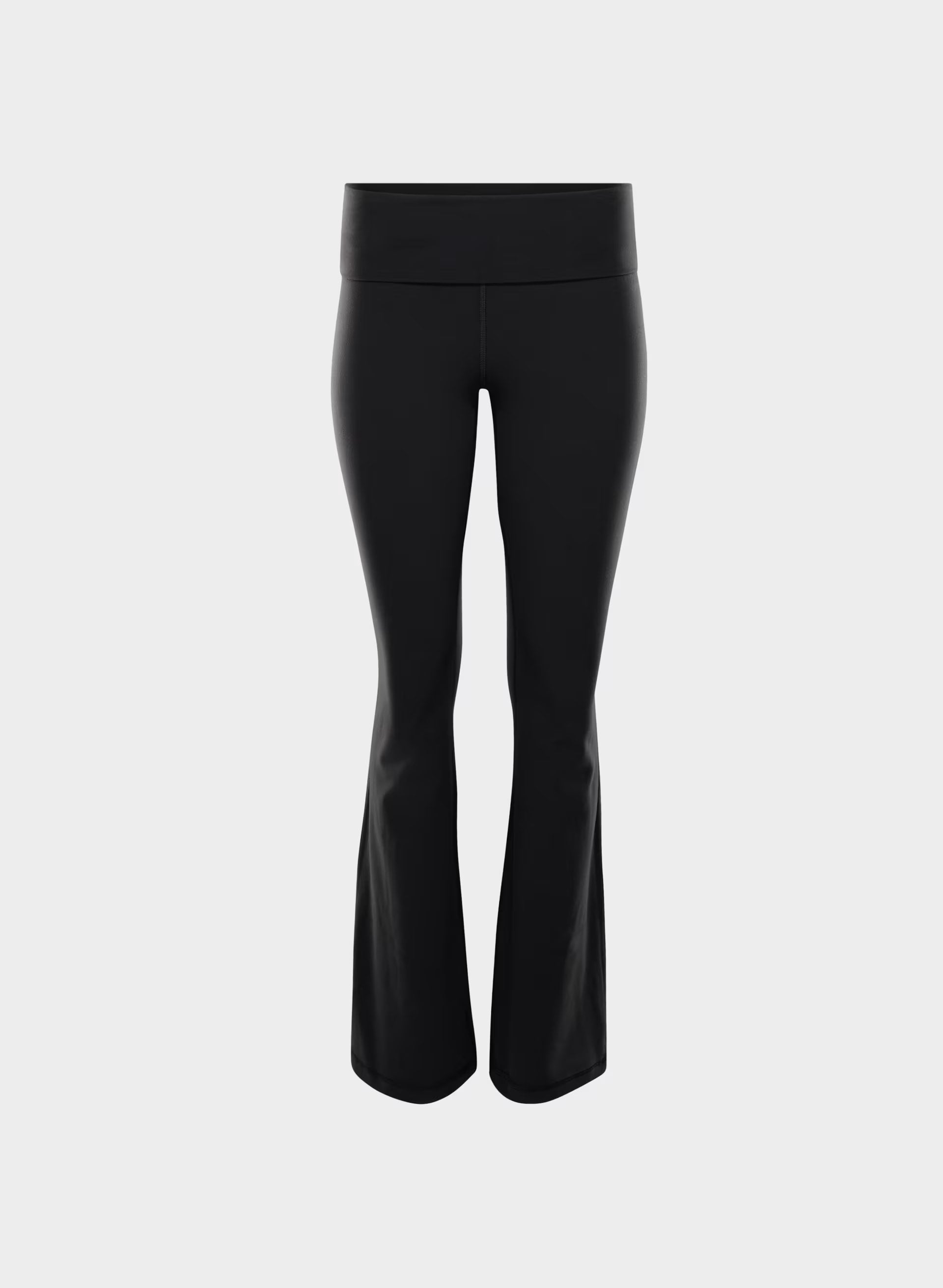 BUTTER Foldover Flare 32" Legging - BLACK