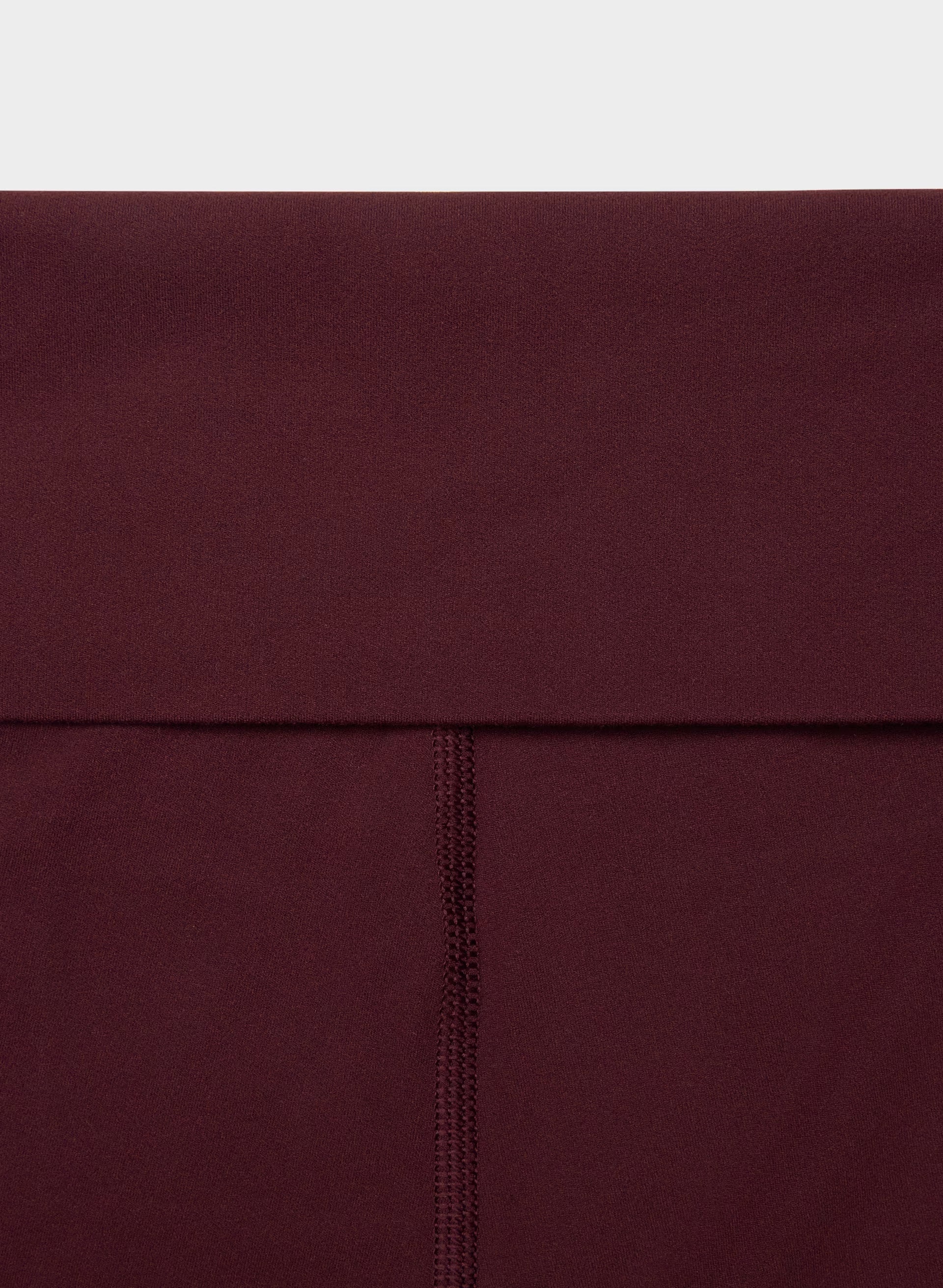 BUTTER Foldover Flare 32" Legging - GALA PLUM