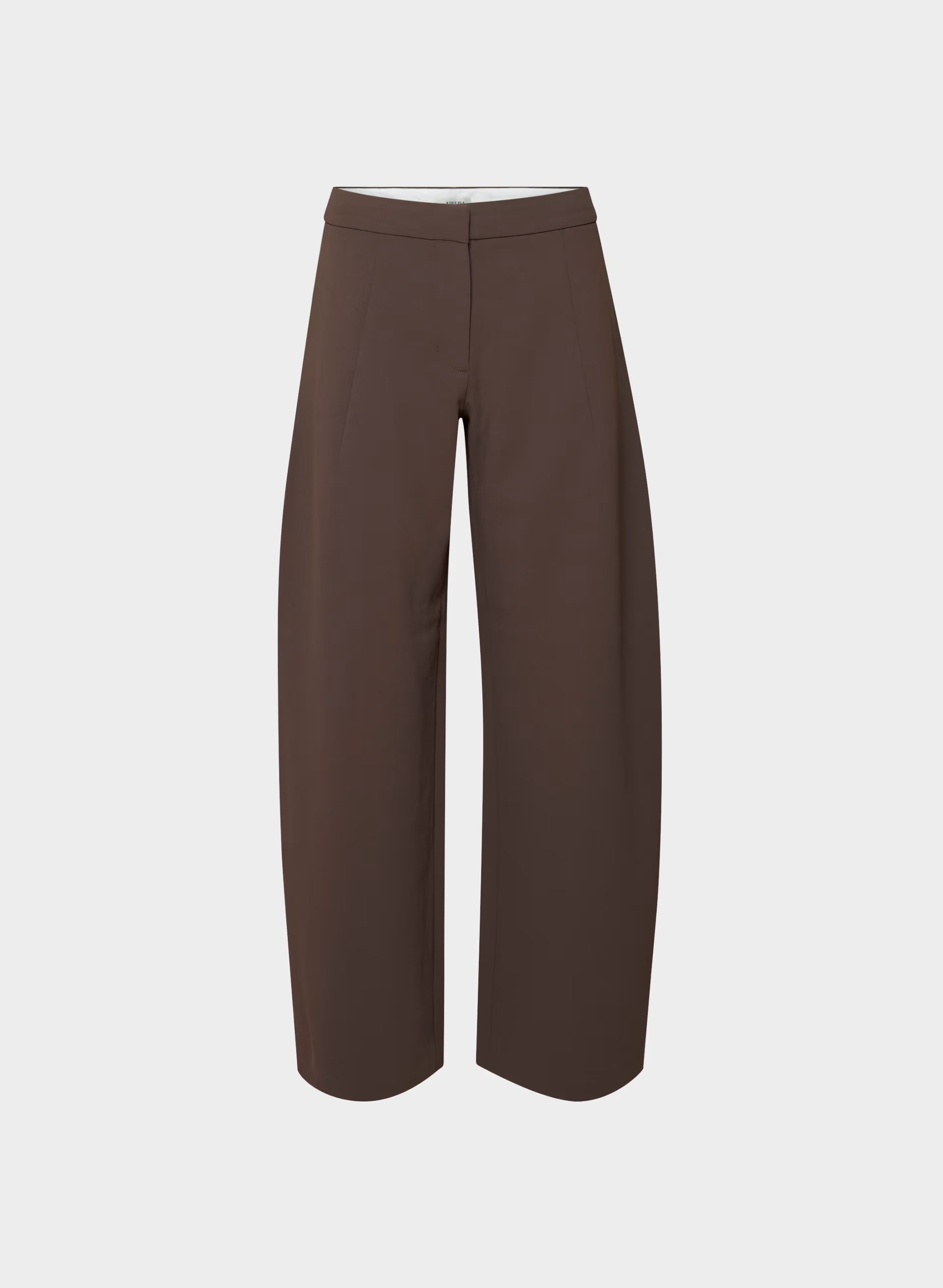 Helix Barrel Pant - Crepette™ - RICH MOCHA BROWN