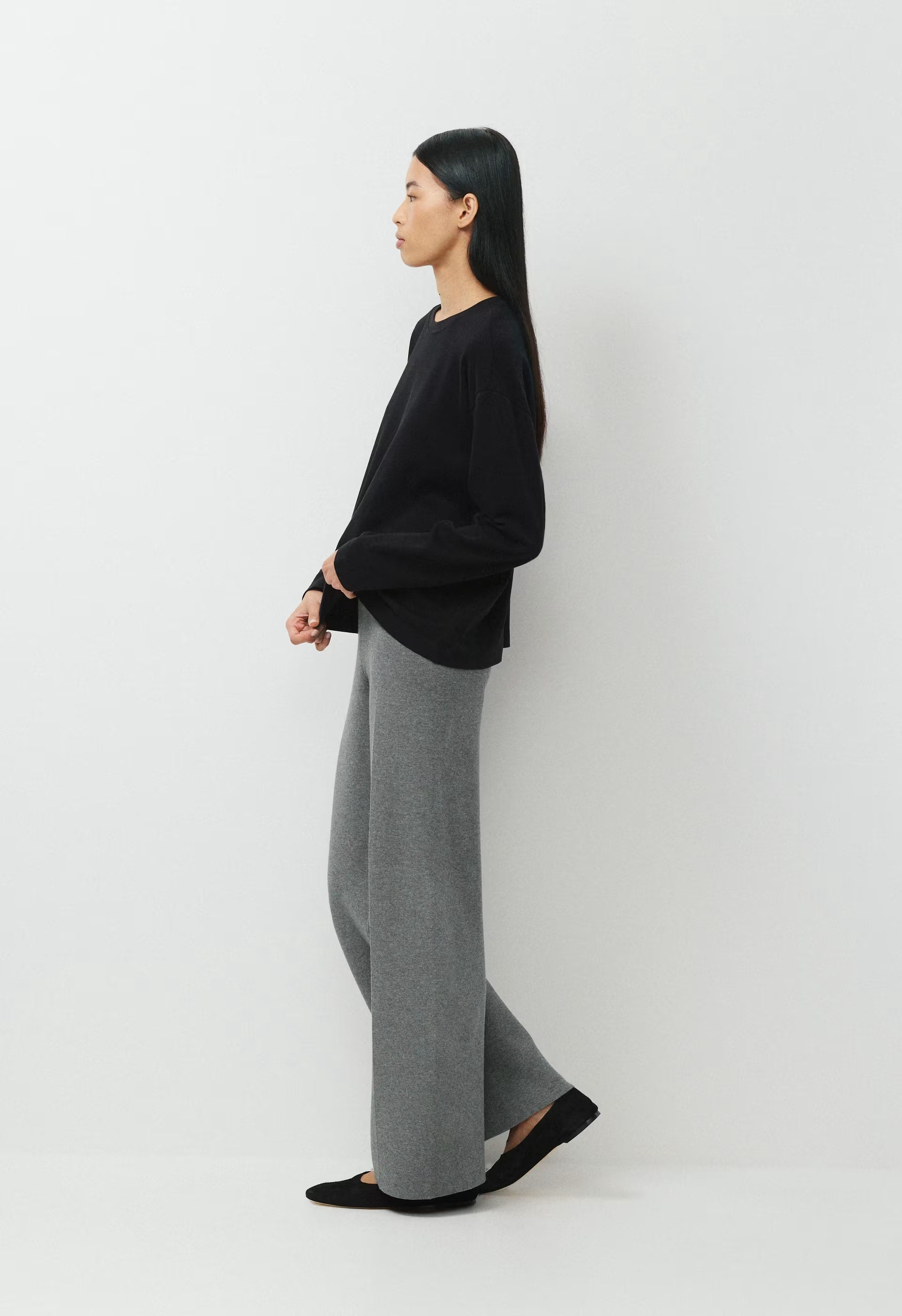 Souvenir Pant - Wonder Yarn - BLACK/LIGHT BIRCH