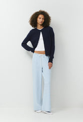 BestHug™ Gilmore Pant - RIPPLE BLUE/ WHITE
