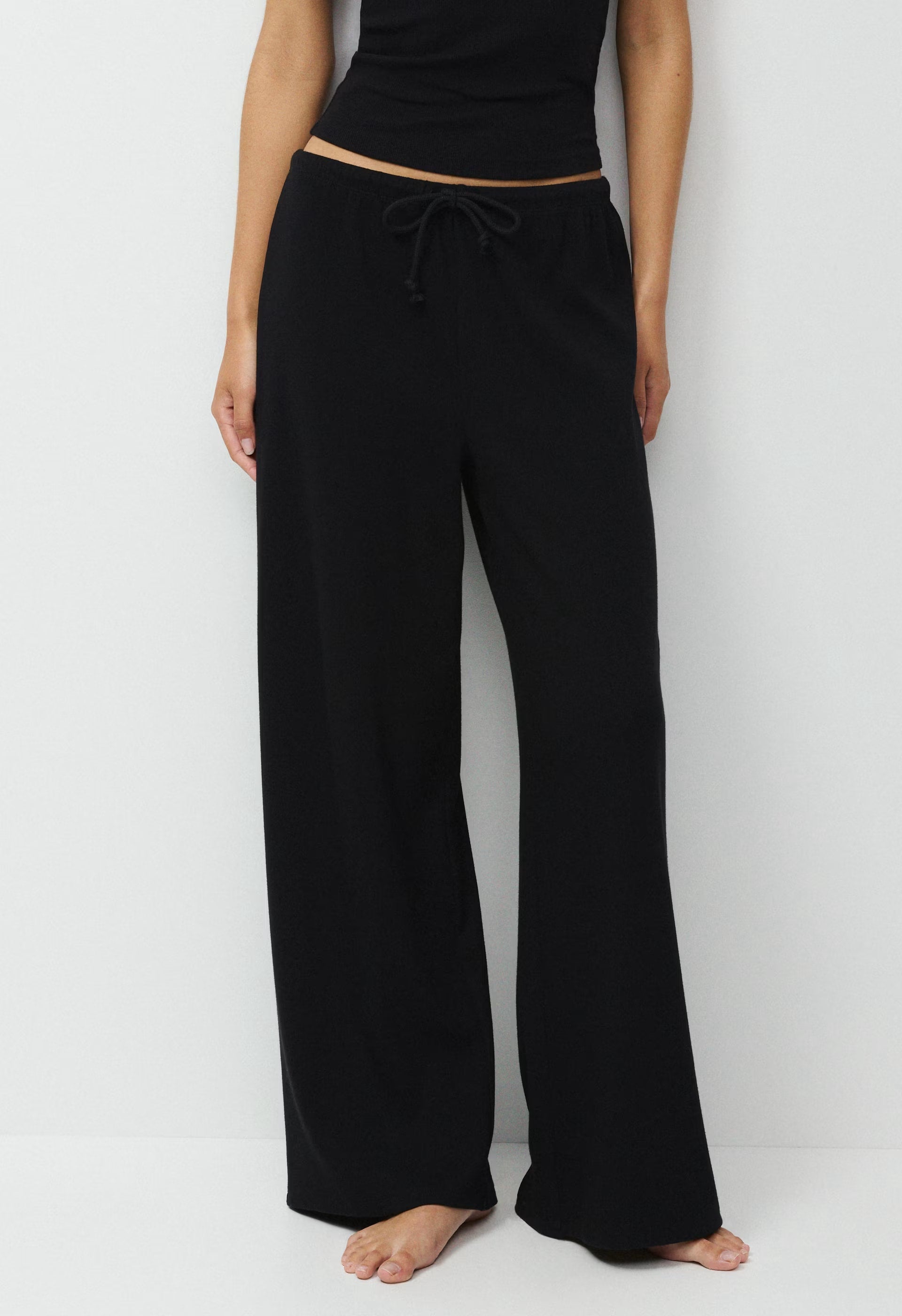 HomeStretch™ Rib Glide Pant - BLACK