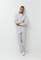 Cozy Sweatfleece Boyfriend Jogger - HEATHER CHROME