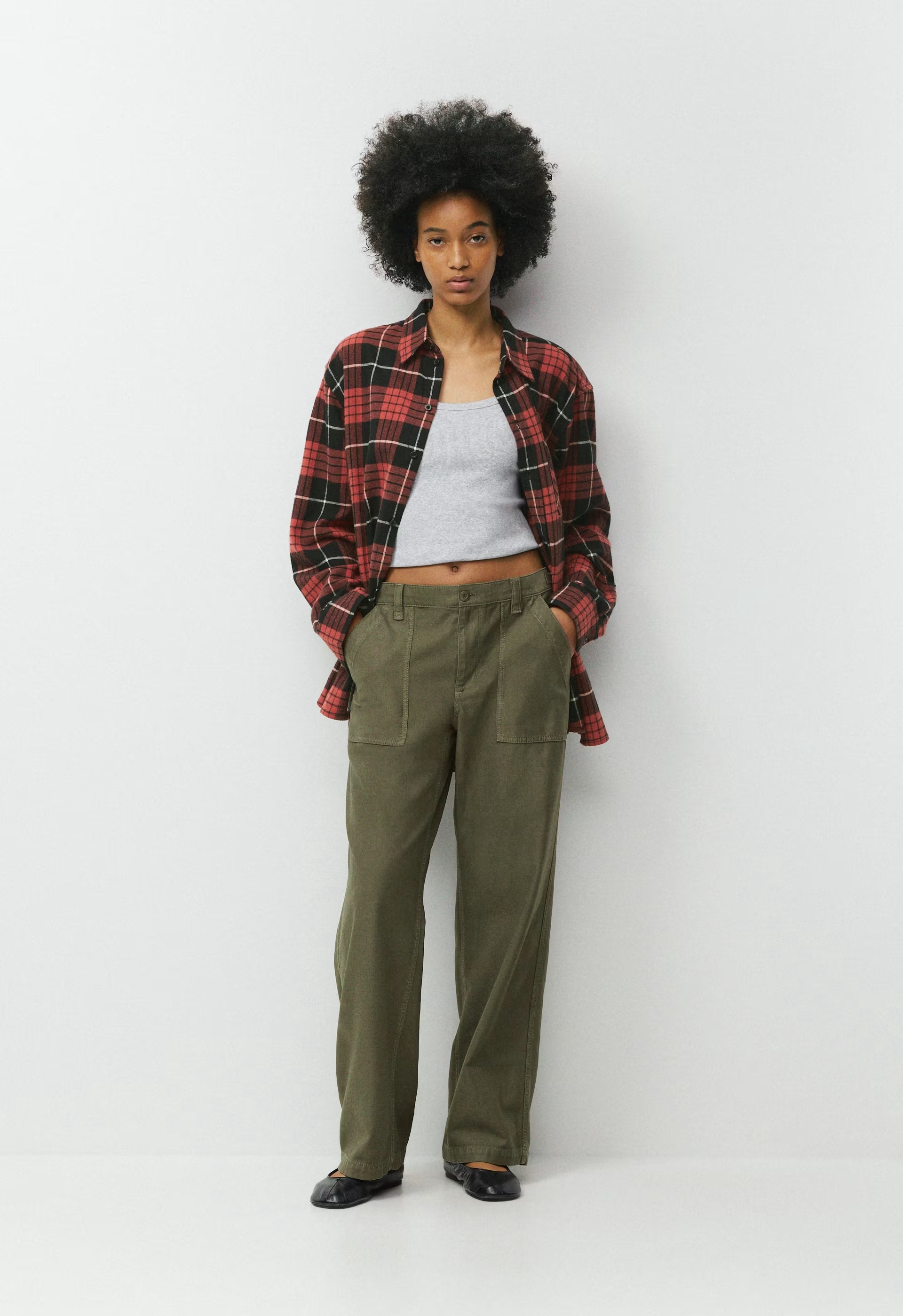 Saddle Pant - LIVED-IN DARK OLIVE