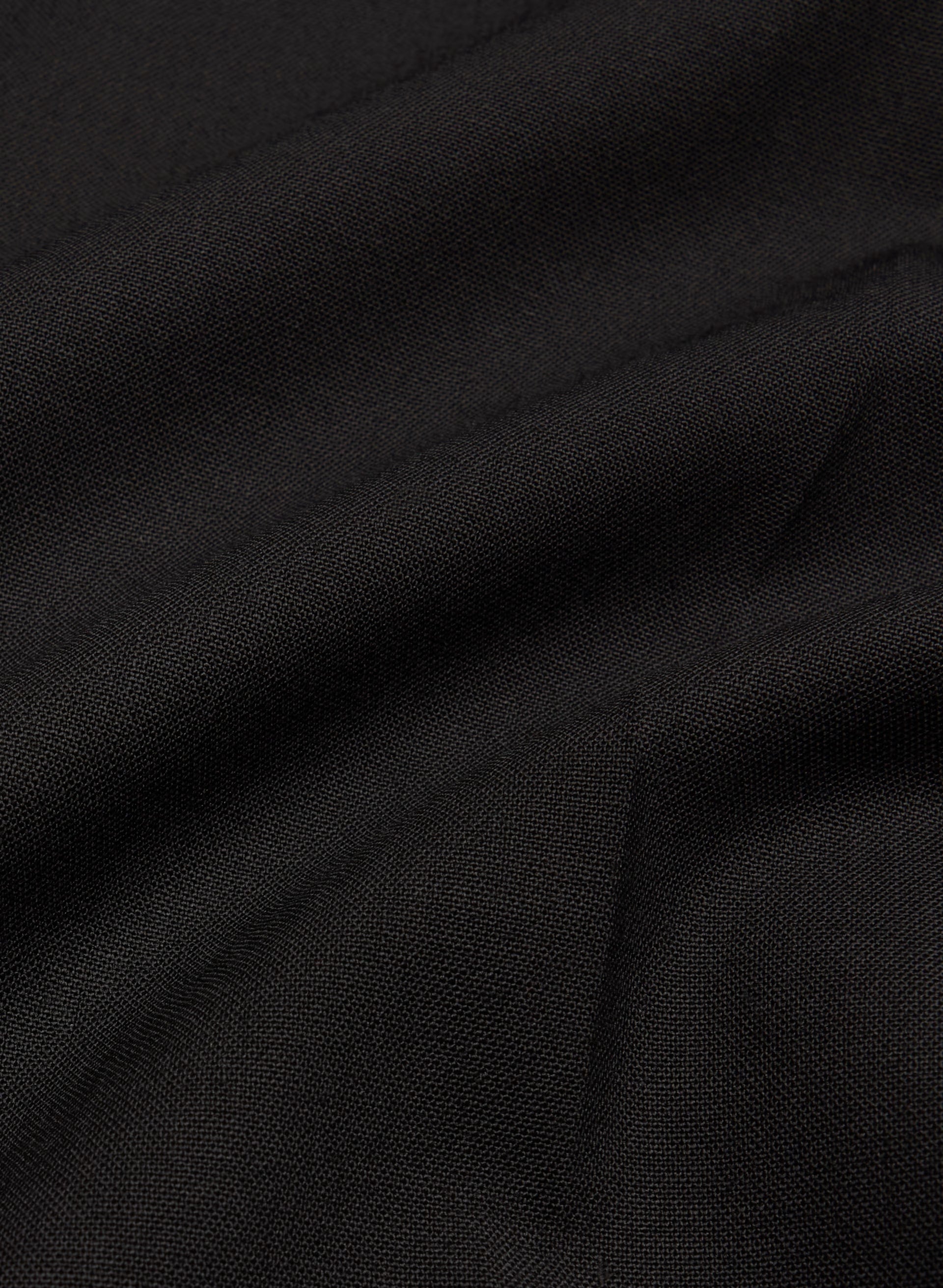 Milieu Wool Pant - BLACK