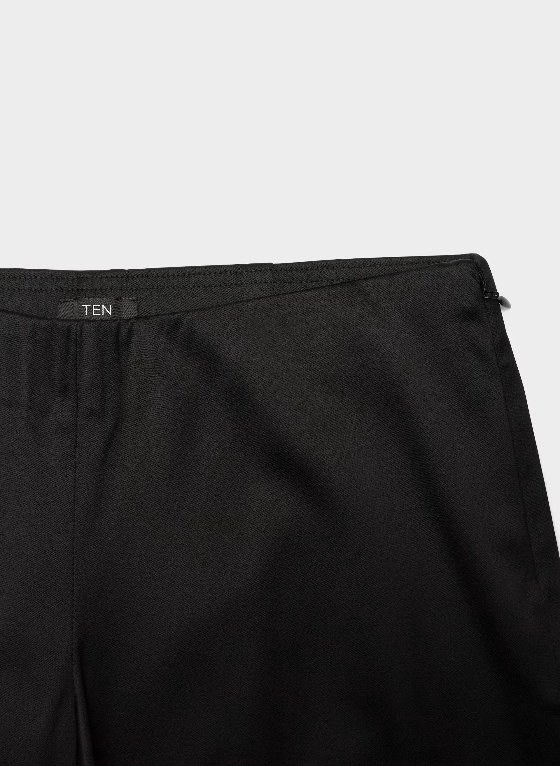 Applause Satin Pant - BLACK