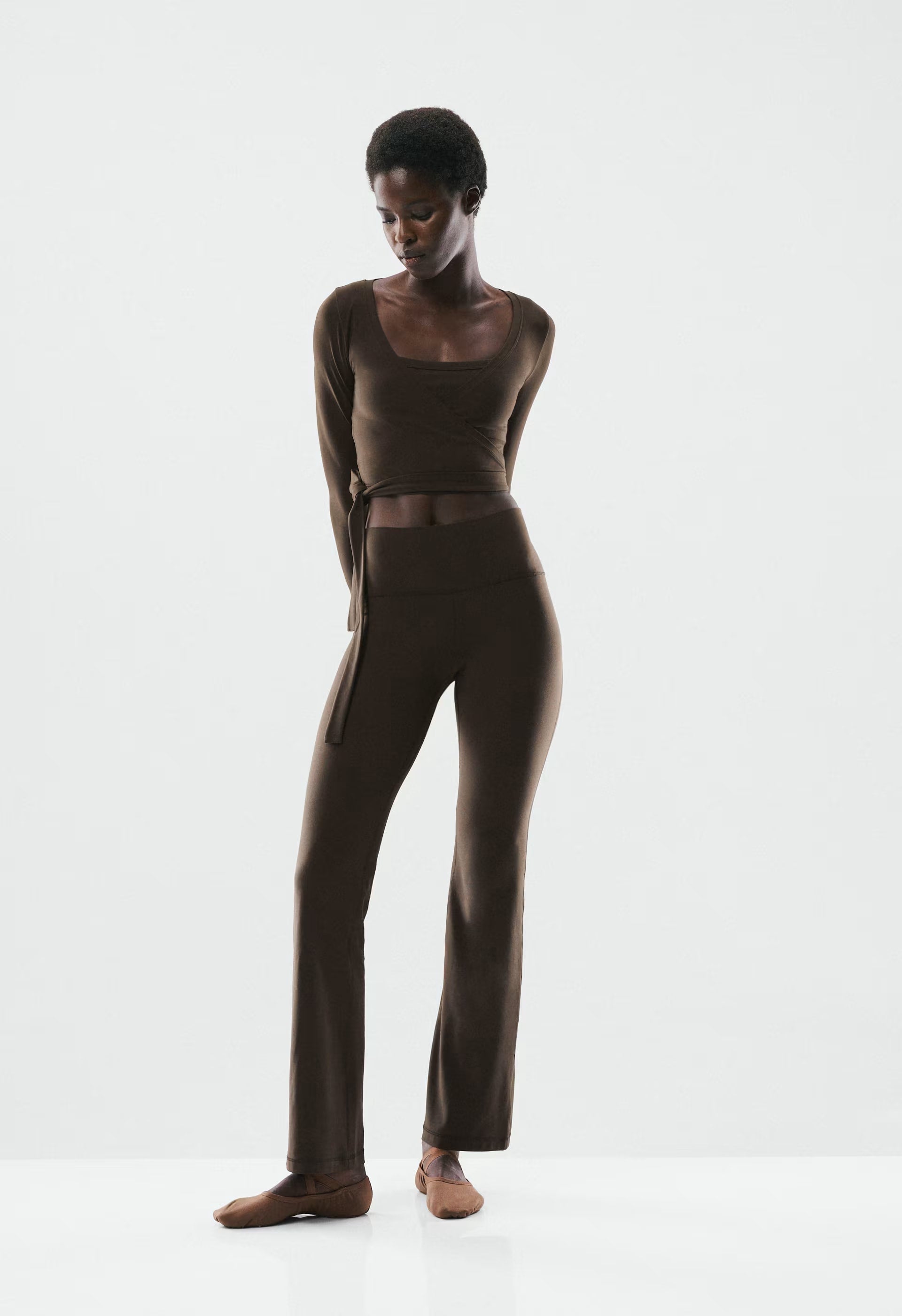 Butter Cheeky Hi-Rise Bootcut 32" Legging - CACAO NIB BROWN