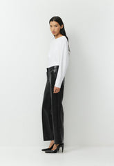 Axis Pant - UnReal Leather - BLACK