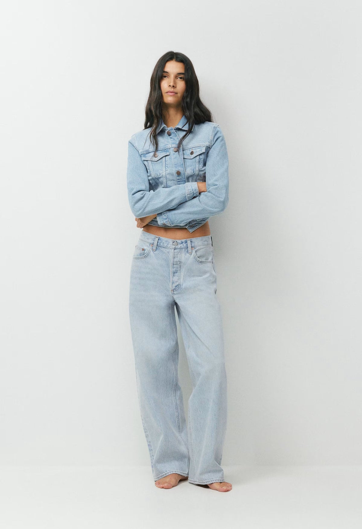 Denim Forum 003 Relaxed Lo-Rise Baggy Jean - 15 YRS BRL THR BLEU