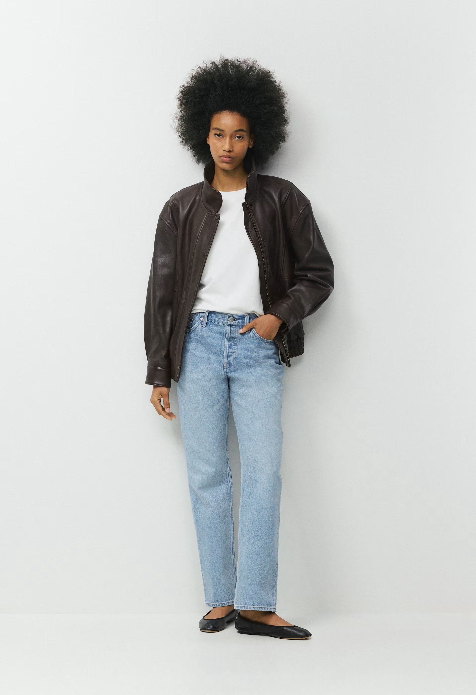 Denim Forum 004 Hi-Rise Straight Jean - 7 YRS BLEU TABOO