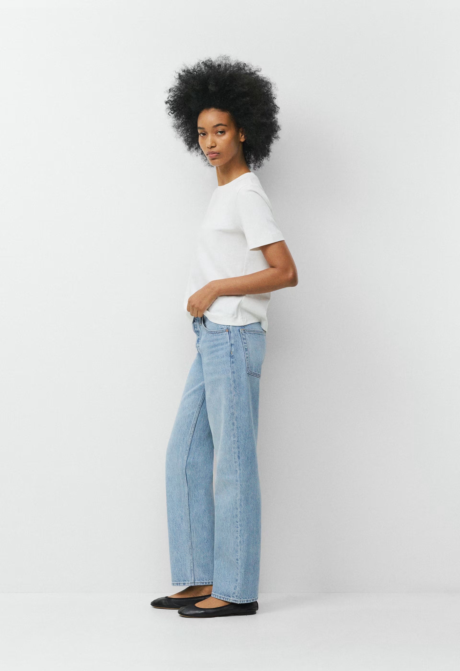 Denim Forum 004 Hi-Rise Straight Jean - 7 YRS BLEU TABOO