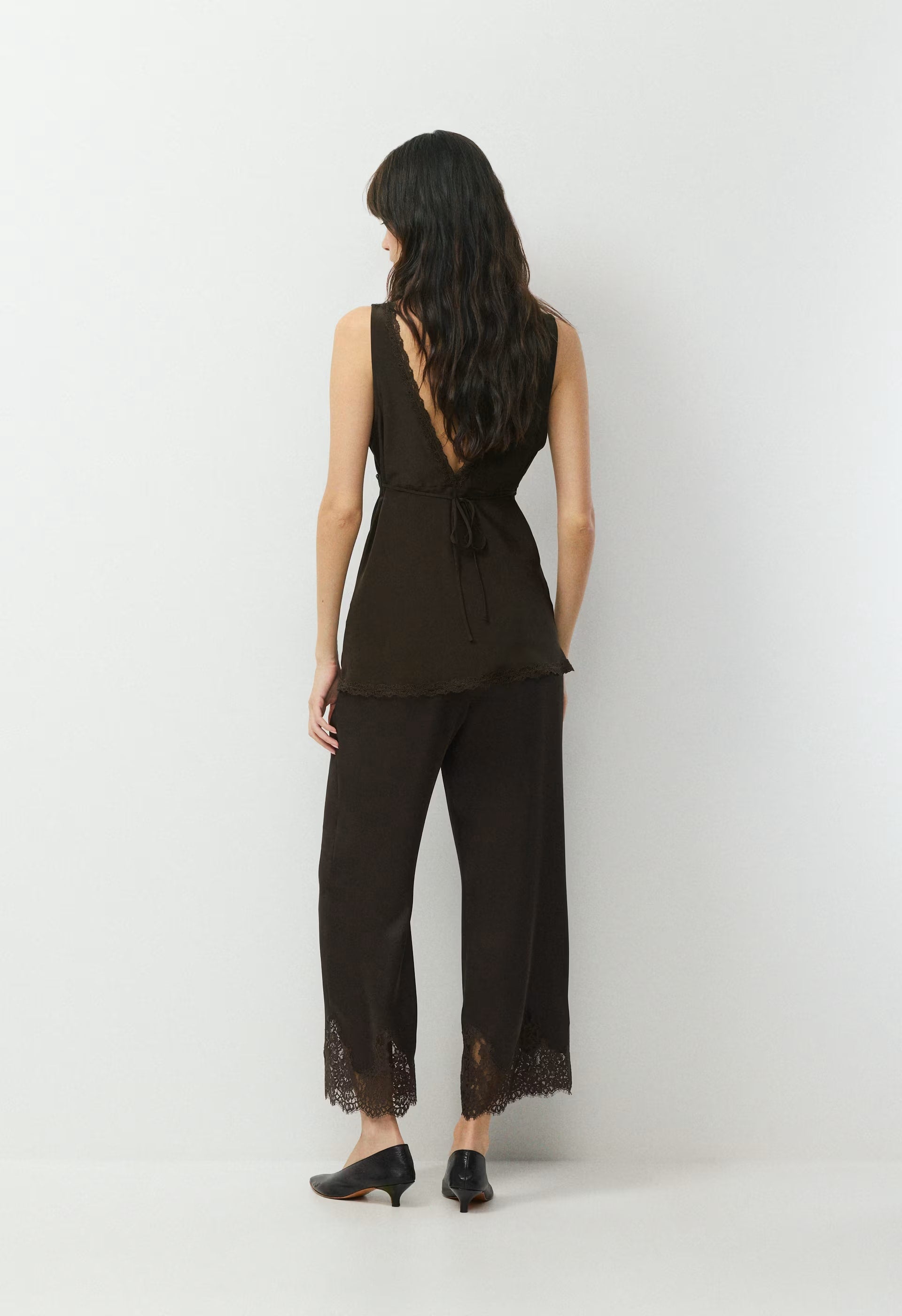 Archway Satin Pant - CC N BROWN/CC NB BROWN