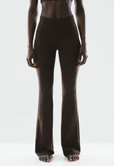 BUTTER Cheeky Infinite Hi Flare 34" Legging - CACAO NIB BROWN