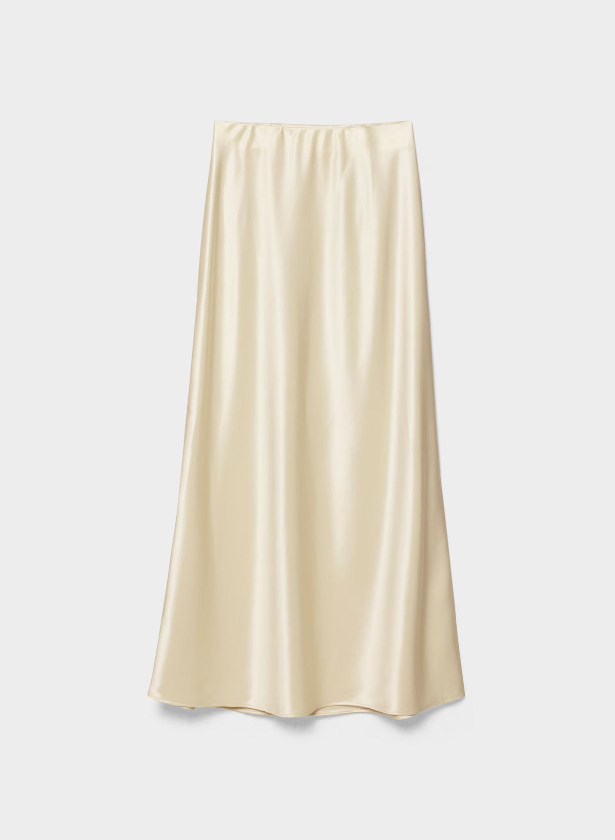 Capture Satin Skirt - SEASIDE CREAM