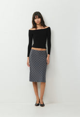 Smooth Matter™ Getaway Skirt - VINTAGE NAVY/ BLACK
