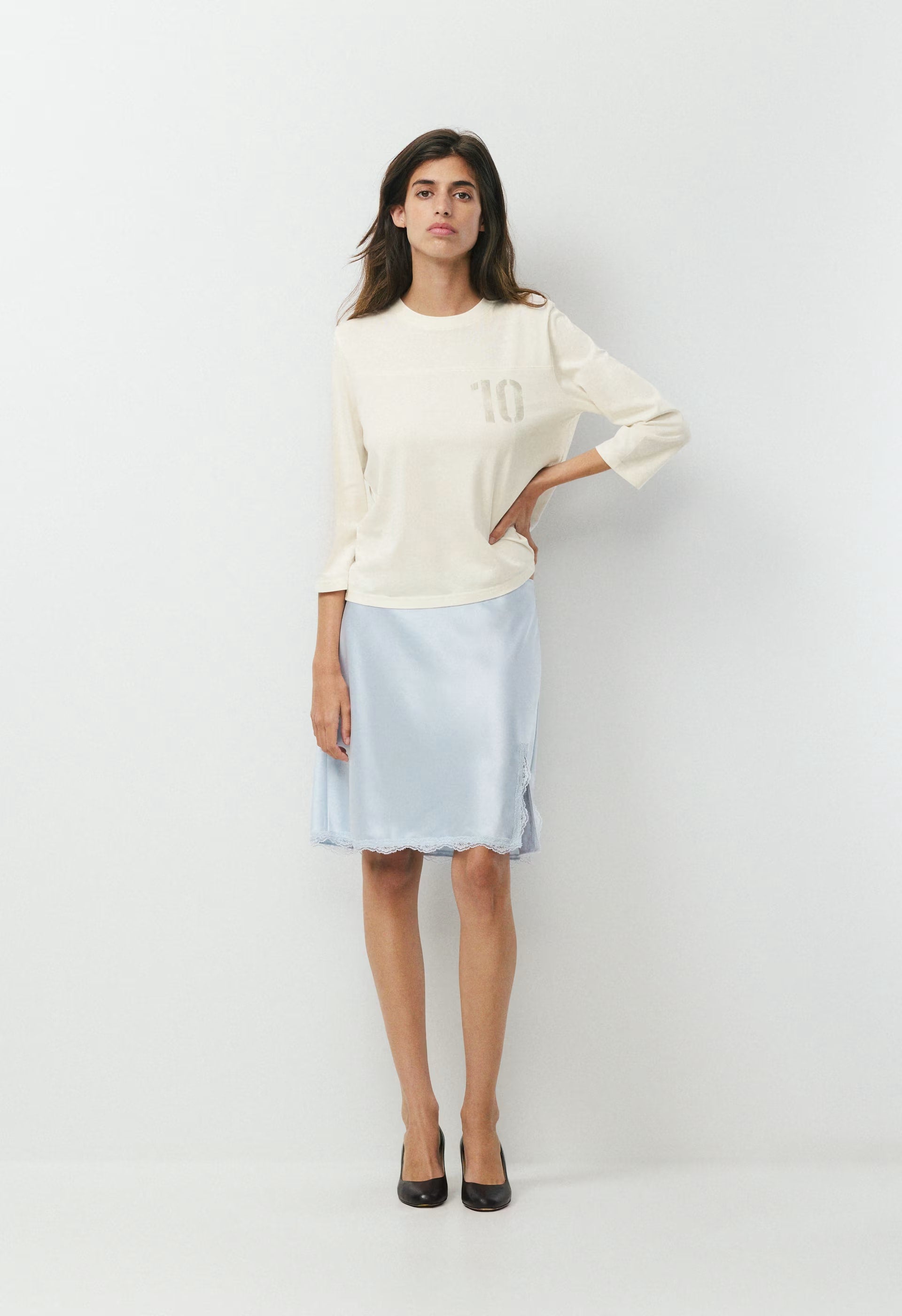 Felicity Satin Skirt - PLEIN AIR