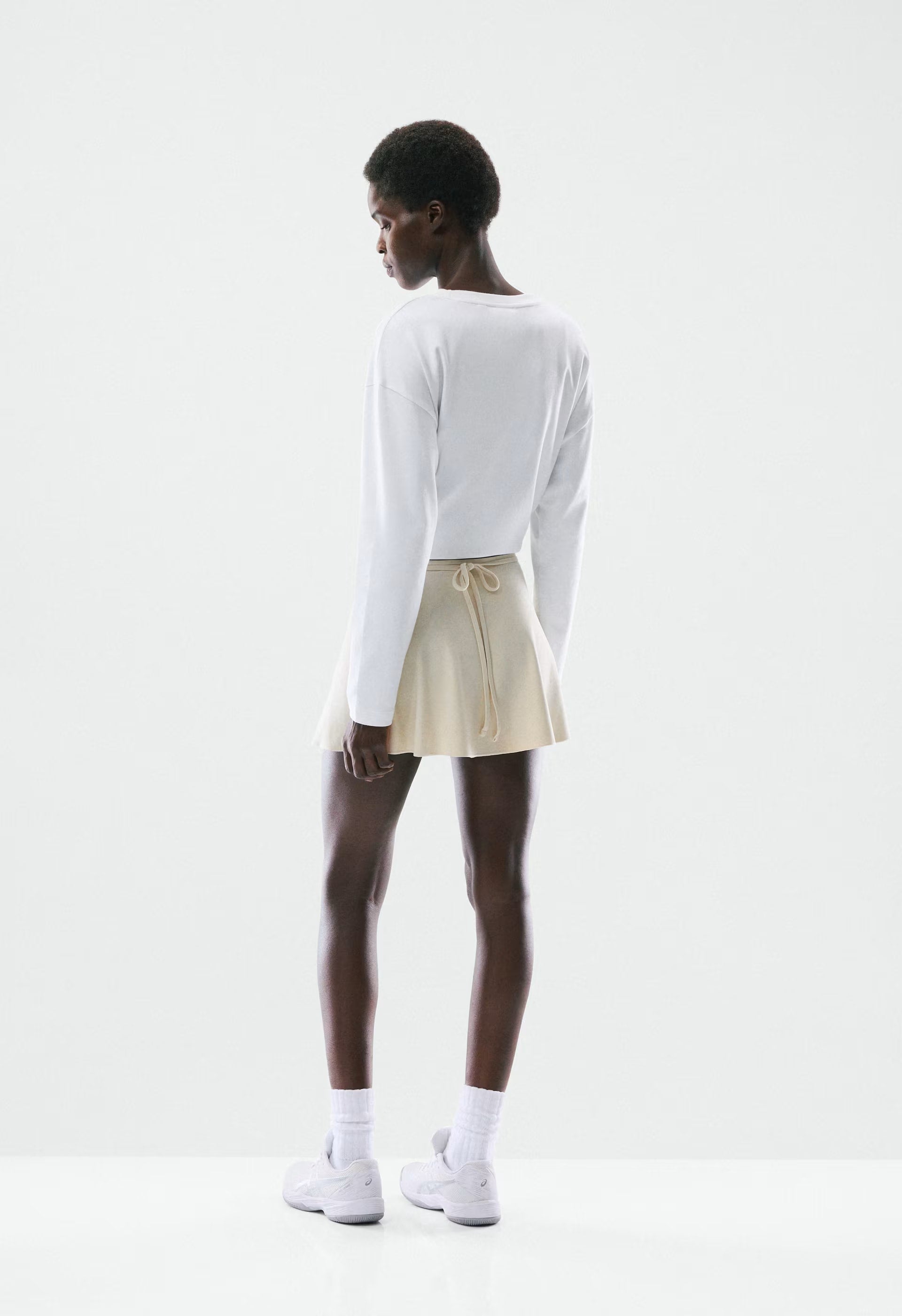 BUTTER Spring Wrap Skirt - SEASIDE CREAM