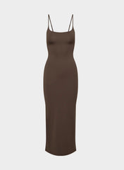 Original Contour Summon Maxi Cami Dress - RICH MOCHA BROWN