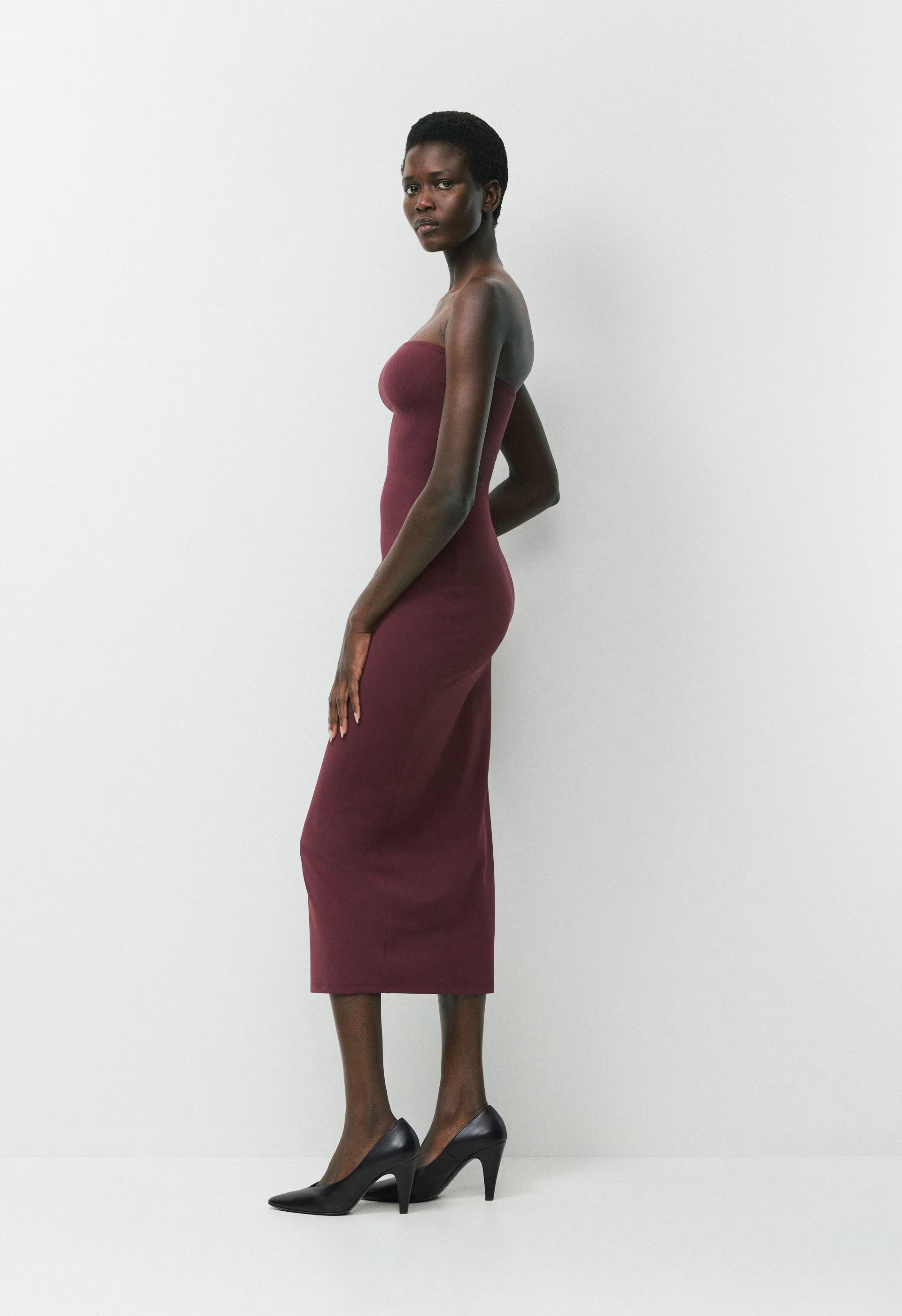 Original Contour Enrapture Maxi Tube Dress - GALA PLUM