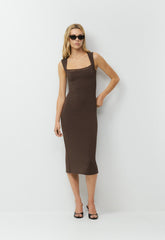 Original Contour Together Dress - RICH MOCHA BROWN