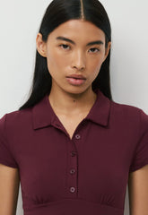 Original Contour Flyer Mini Polo Dress - GALA PLUM