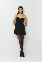 Ponder Cami Dress - Crepette™ - BLACK