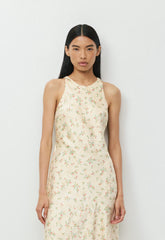 Windswept Satin Dress - SSD CRM/PNK