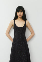 Lane Silk Dress - BLK/BLU MIRAGE