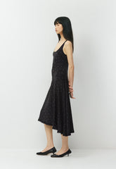Lane Silk Dress - BLK/BLU MIRAGE