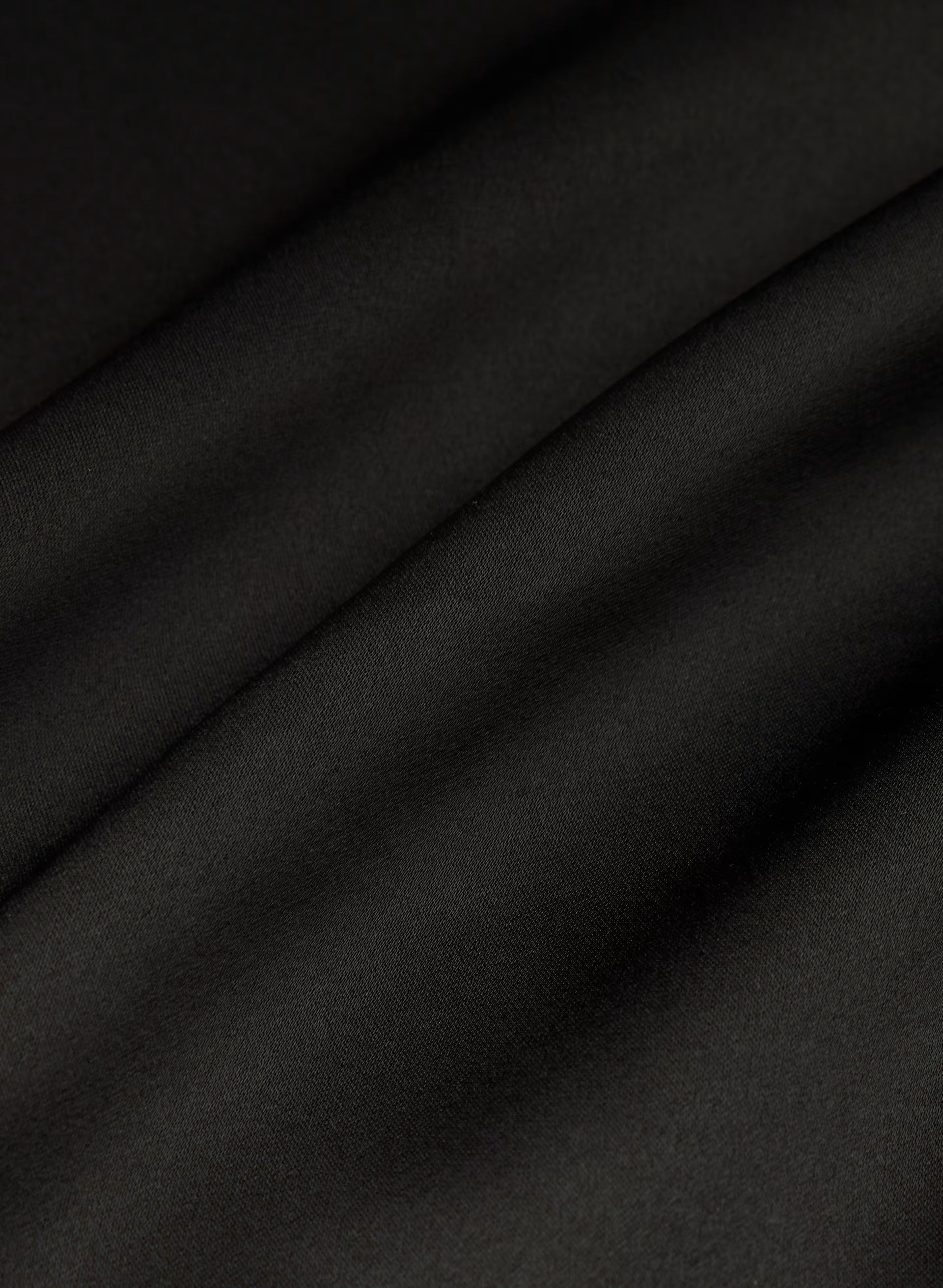 Spotlight Satin Dress - BLACK