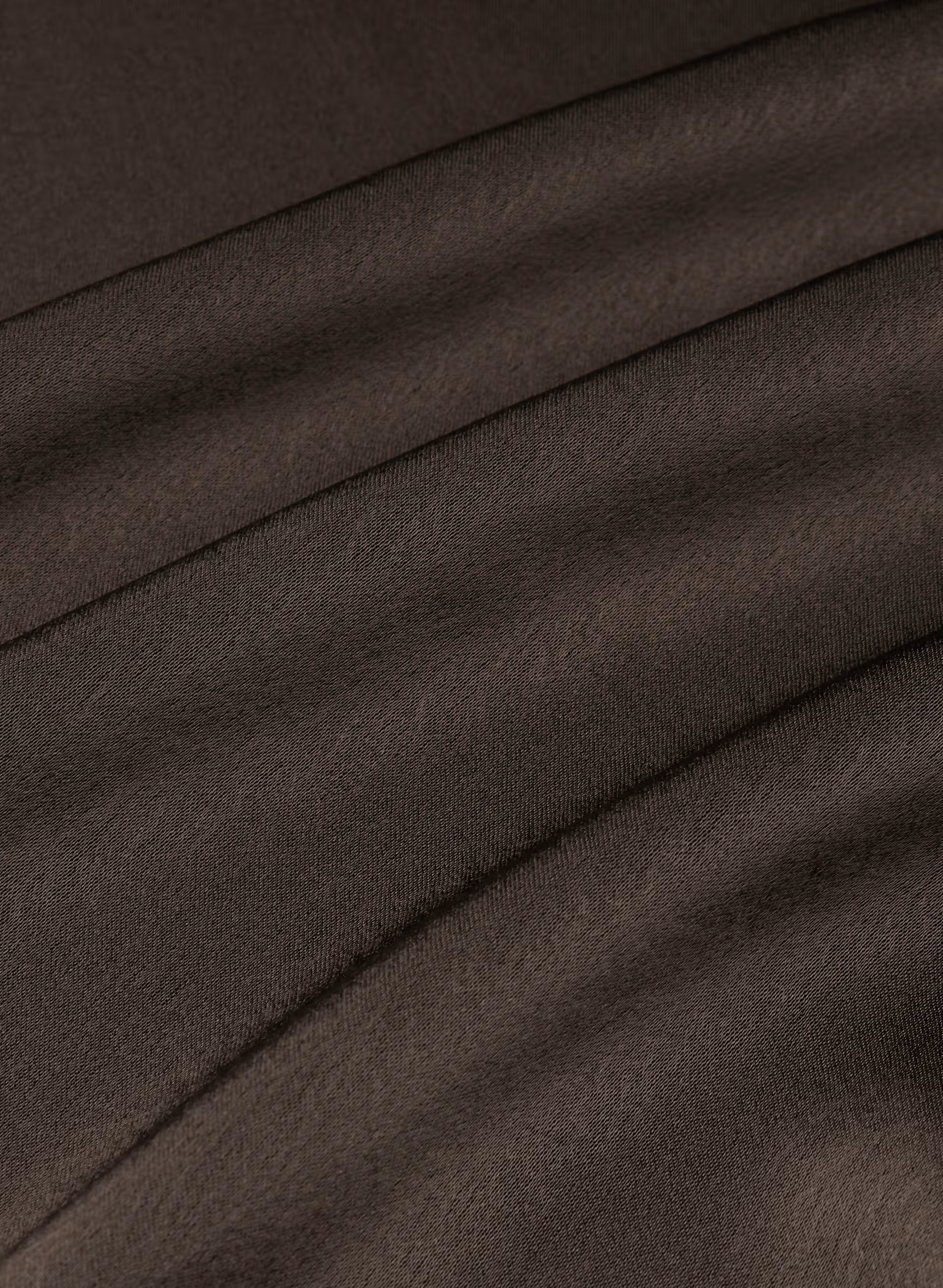 Purview Satin Dress - RICH MOCHA BROWN