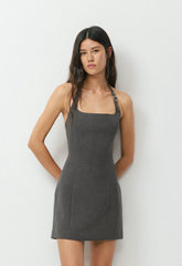 Brooklyn Halter Dress - Eversential™ - HTHR CHRCL/NMD TUP