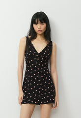 Juliet Dress - BLACK/PINK