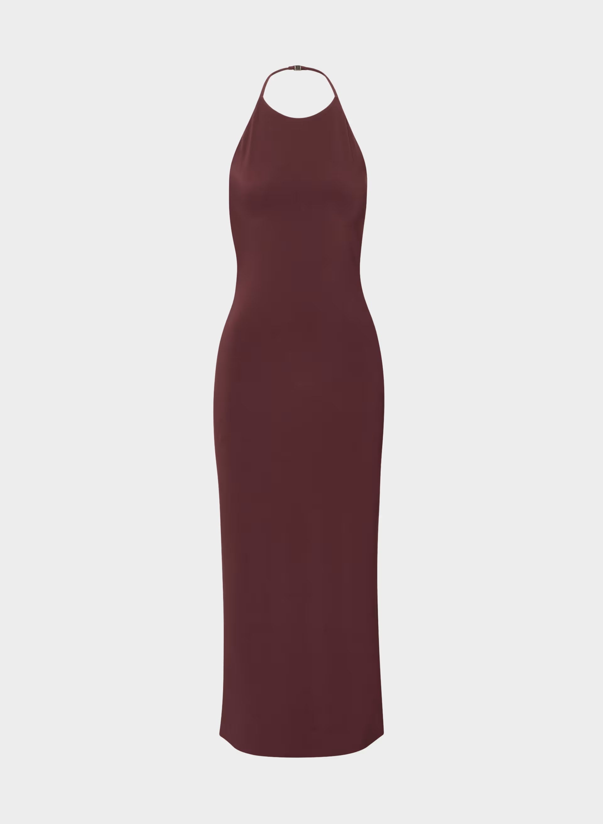 Smooth Matter™ Silhouette Halter Dress - GALA PLUM