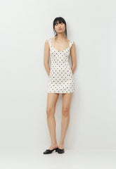 Lisette Dress - LIGHT BIRCH/BLACK